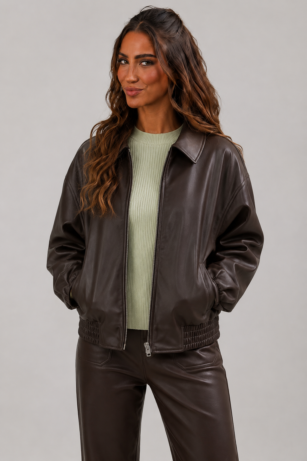 Bomber in pelle Blake