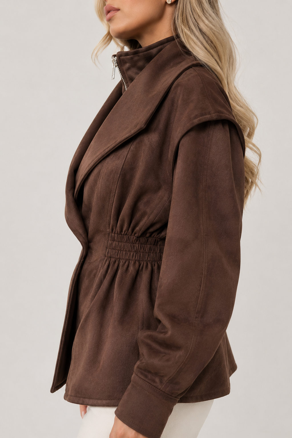 Giacca in camoscio Cami