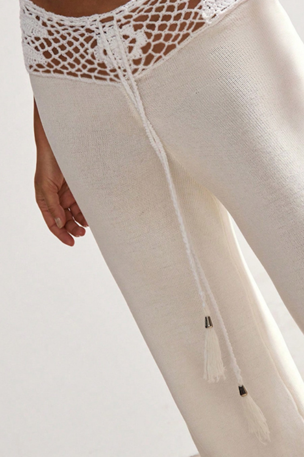 Pantaloni a maglia all'uncinetto Playa Kirsty