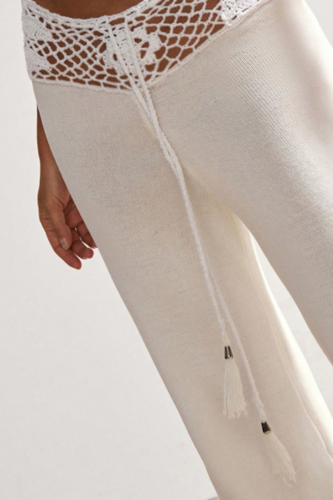 Pantaloni a maglia all'uncinetto Playa Kirsty