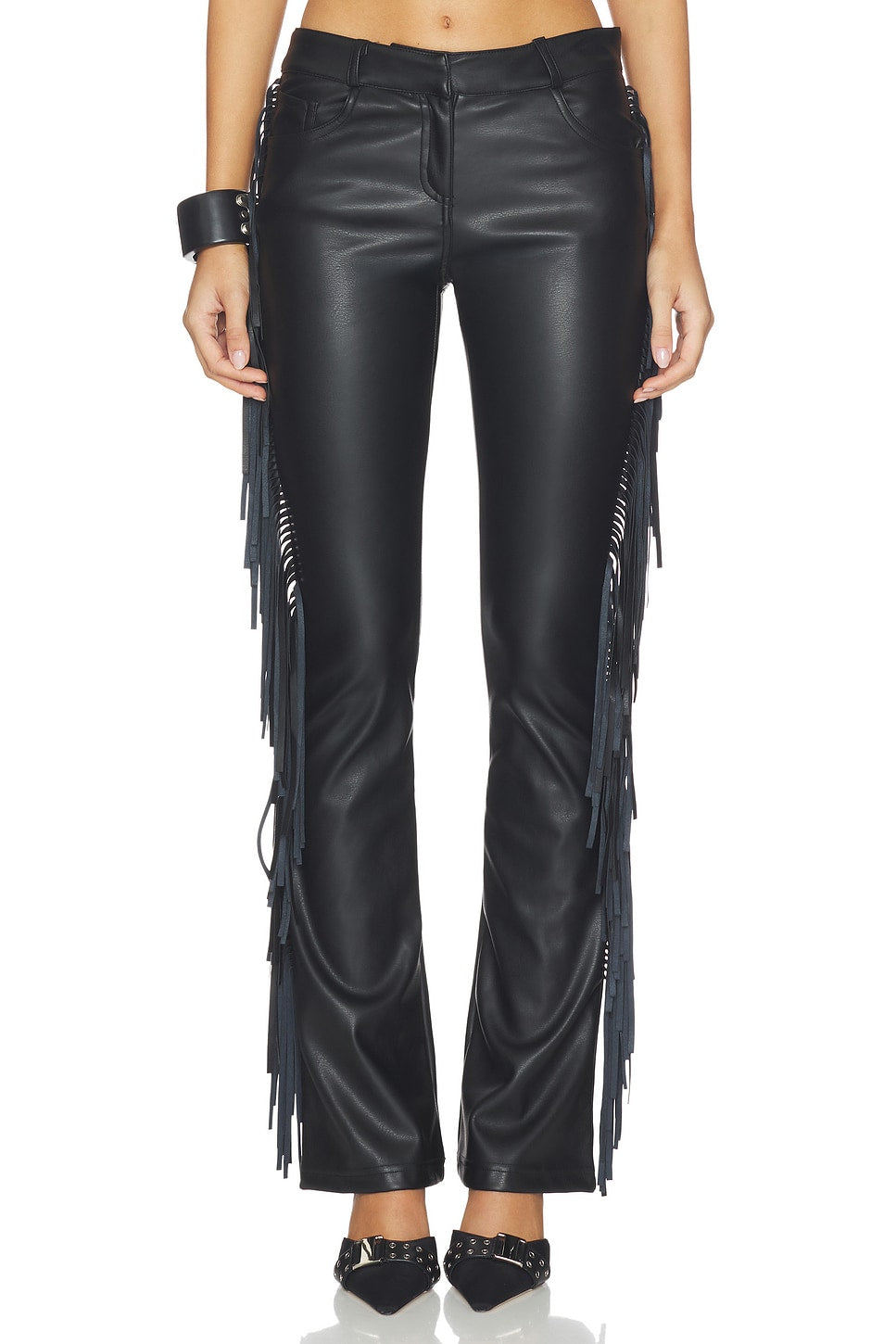 Pantaloni Katrina con frange